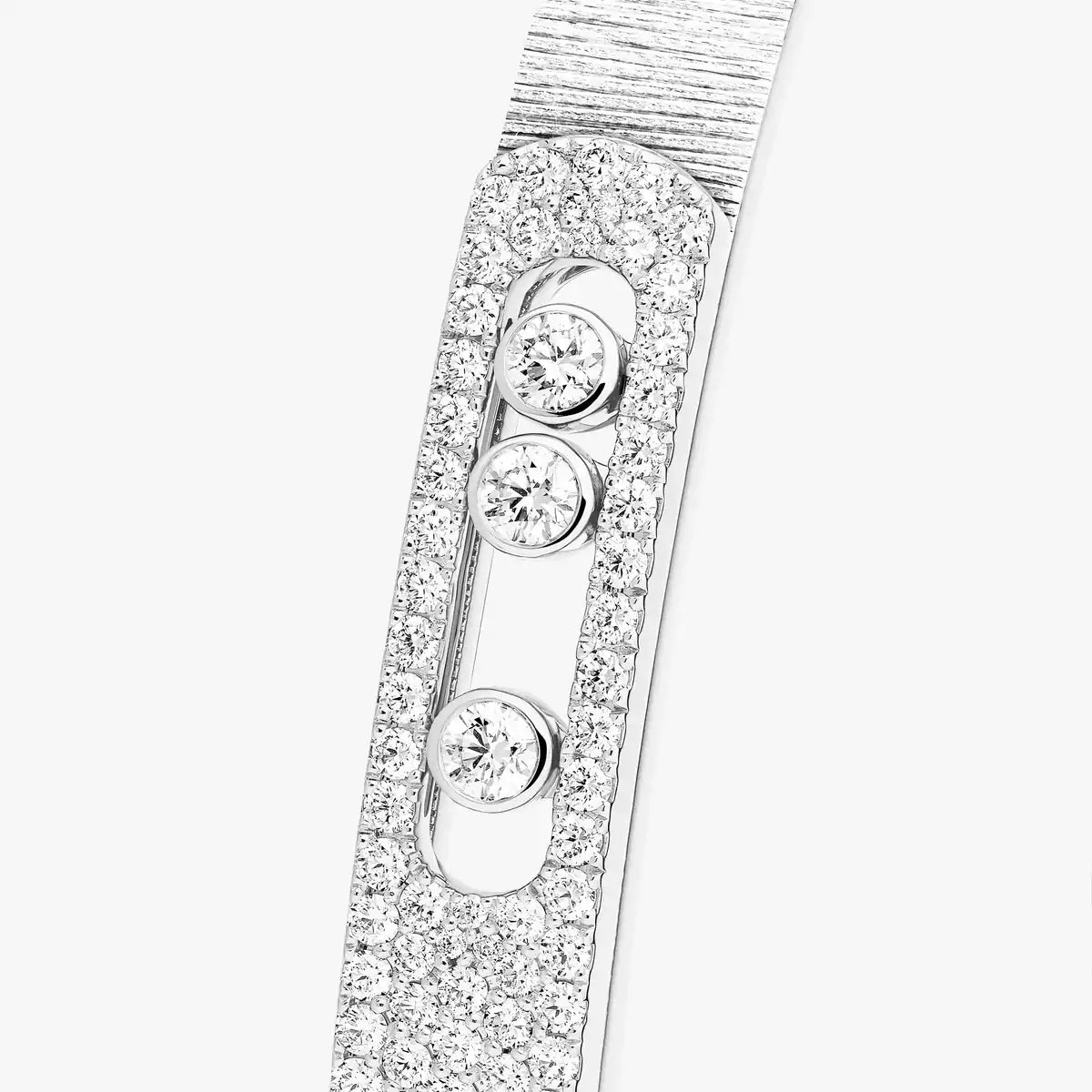 [⭐Luxery]Move Noa Ciselé half pavé bangle