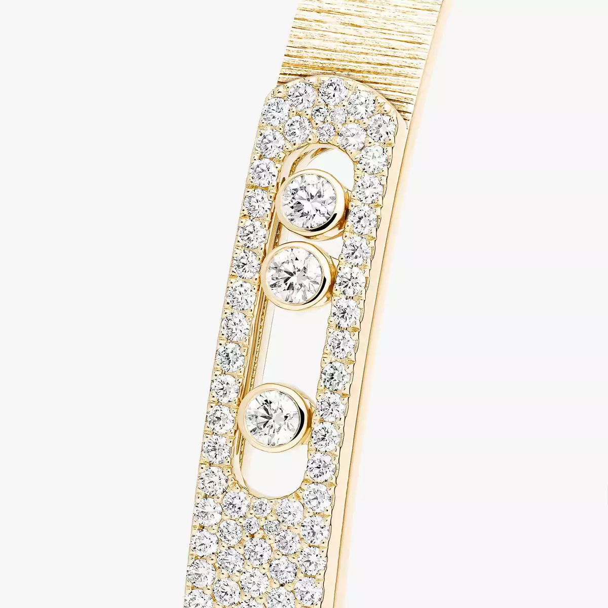 [⭐Luxery]Move Noa Ciselé half pavé bangle