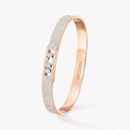 [⭐Luxery]Move Noa Full Pavé Diamond Bangle Bracelet