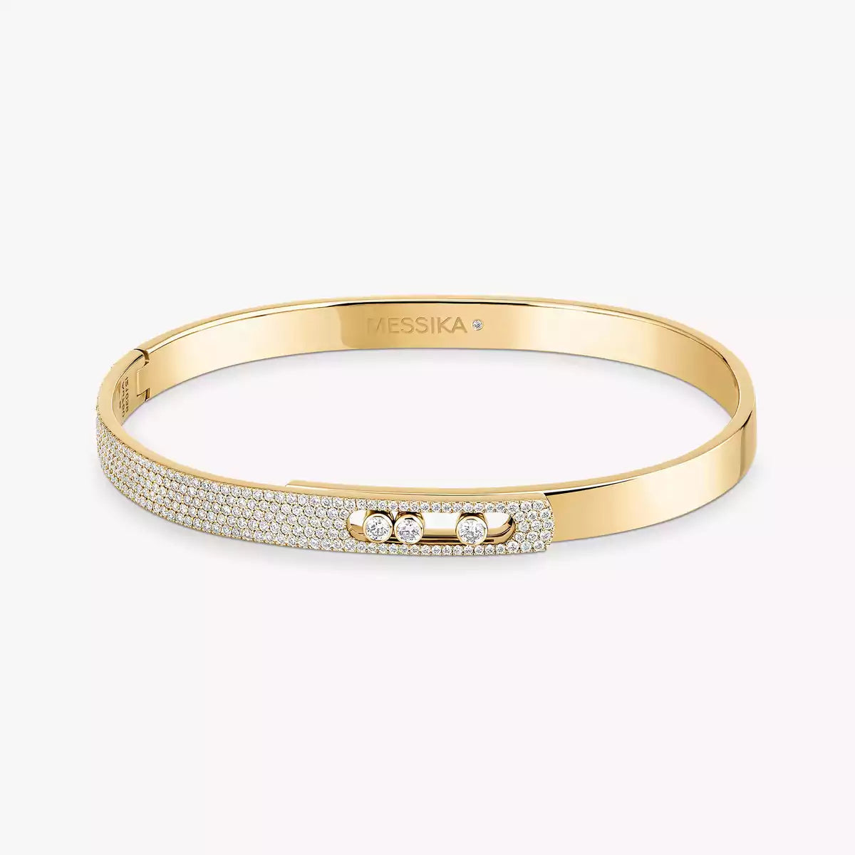 [⭐Luxery]Move Noa Rose Gold Pavé Diamond Bangle Bracelet
