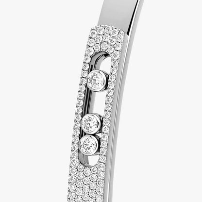 [⭐Luxery]Move Noa Rose Gold Pavé Diamond Bangle Bracelet