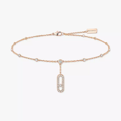 [⭐Luxery] Move Uno pavé ankle bracelet