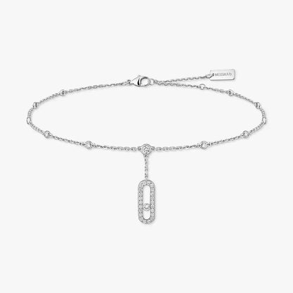 [⭐Luxery] Move Uno pavé ankle bracelet