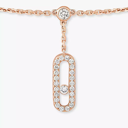 [⭐Luxery] Move Uno pavé ankle bracelet