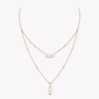 [⭐Luxery] Move Uno Diamond Necklace