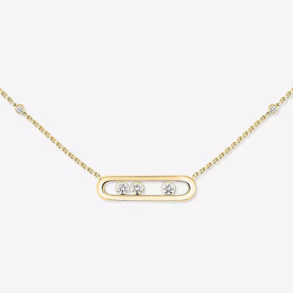 [⭐Luxery] Baby Move Gold Diamond Necklace