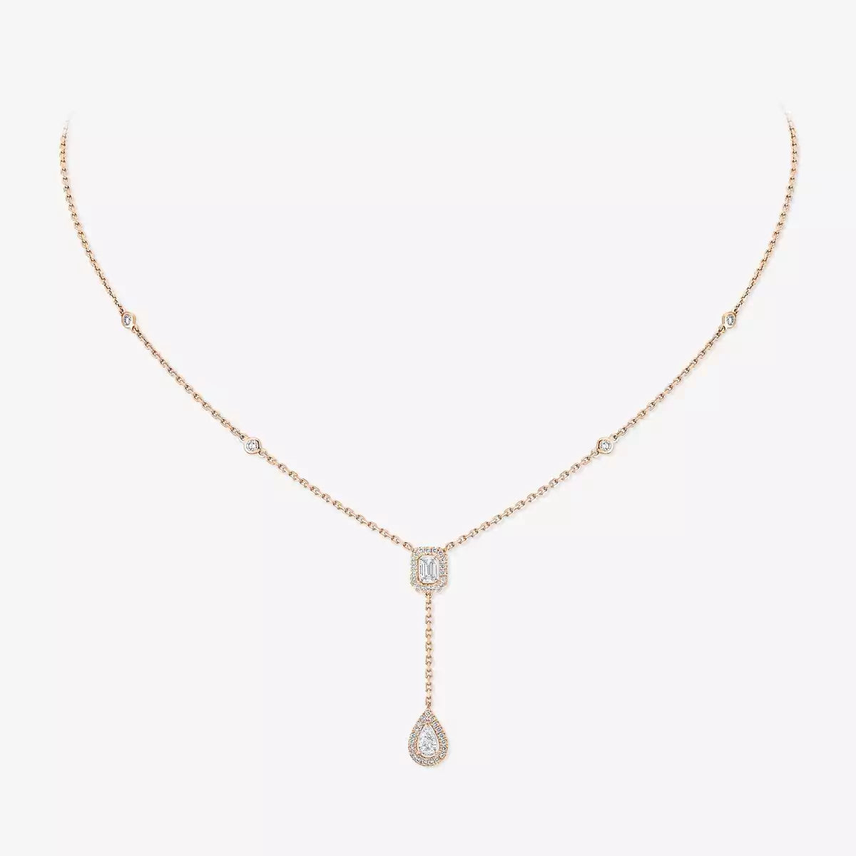 [⭐Luxery]Gold Diamond Tie Necklace