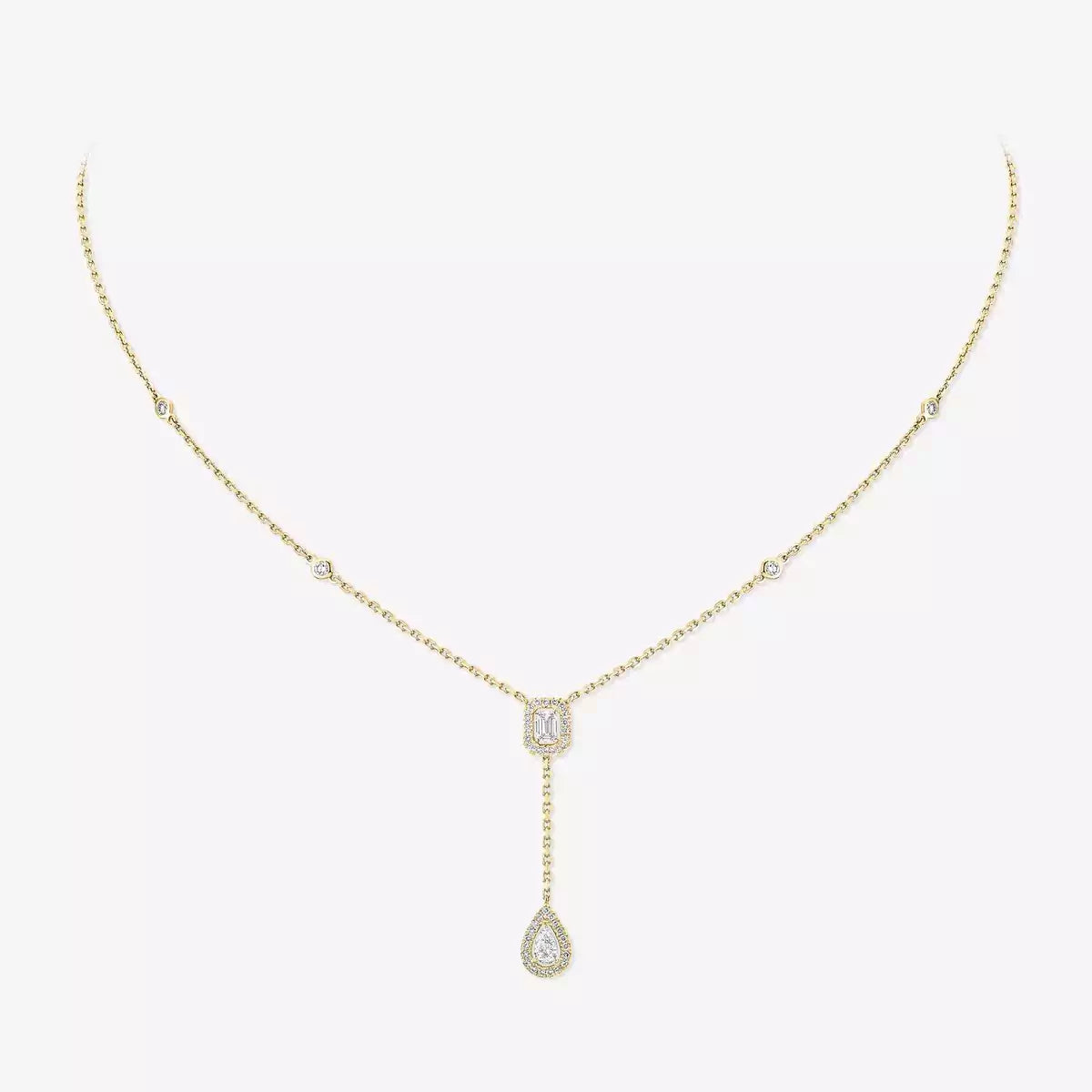 [⭐Luxery]Gold Diamond Tie Necklace