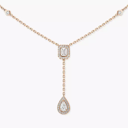[⭐Luxery]Gold Diamond Tie Necklace