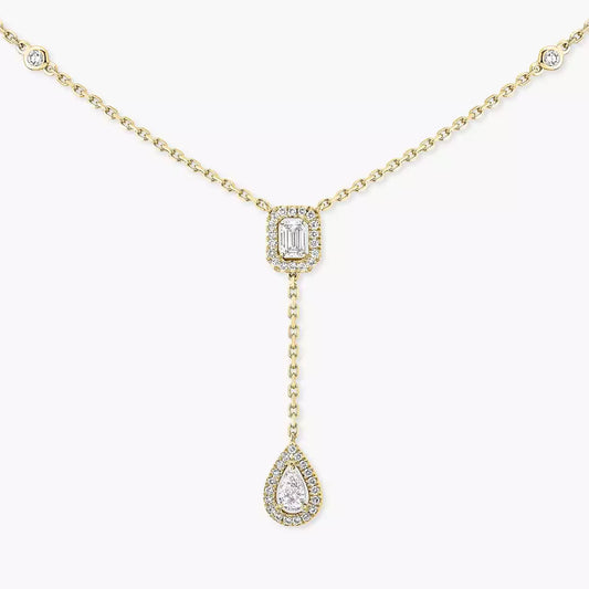 [⭐Luxery]Gold Diamond Tie Necklace