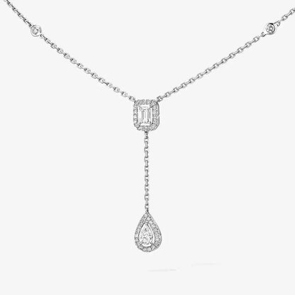 [⭐Luxery]Gold Diamond Tie Necklace