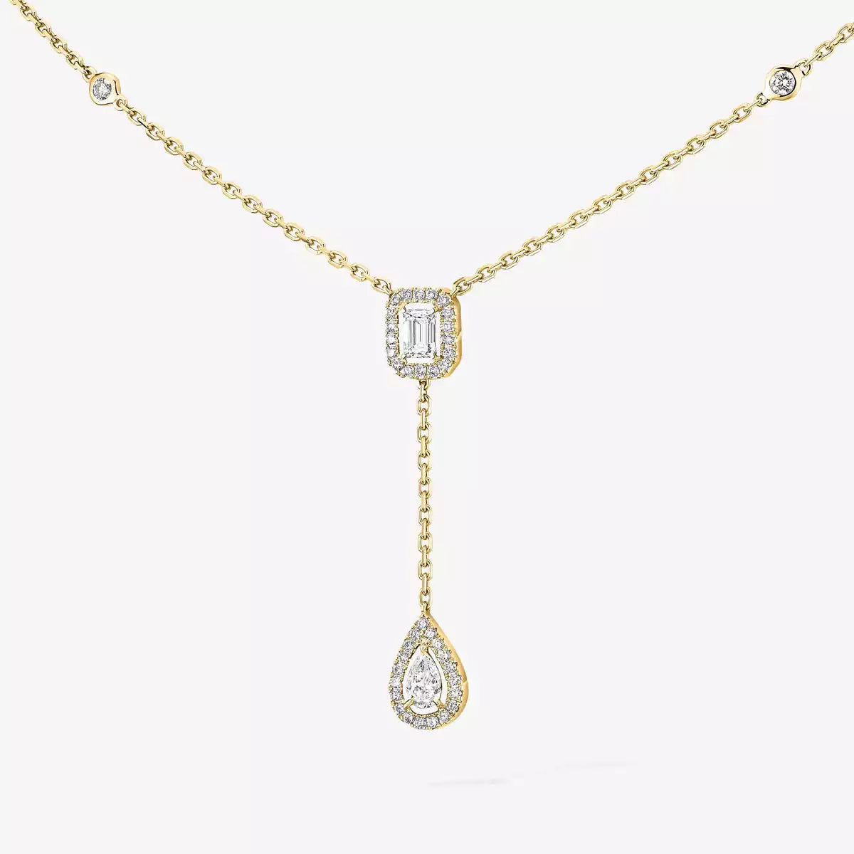 [⭐Luxery]Gold Diamond Tie Necklace