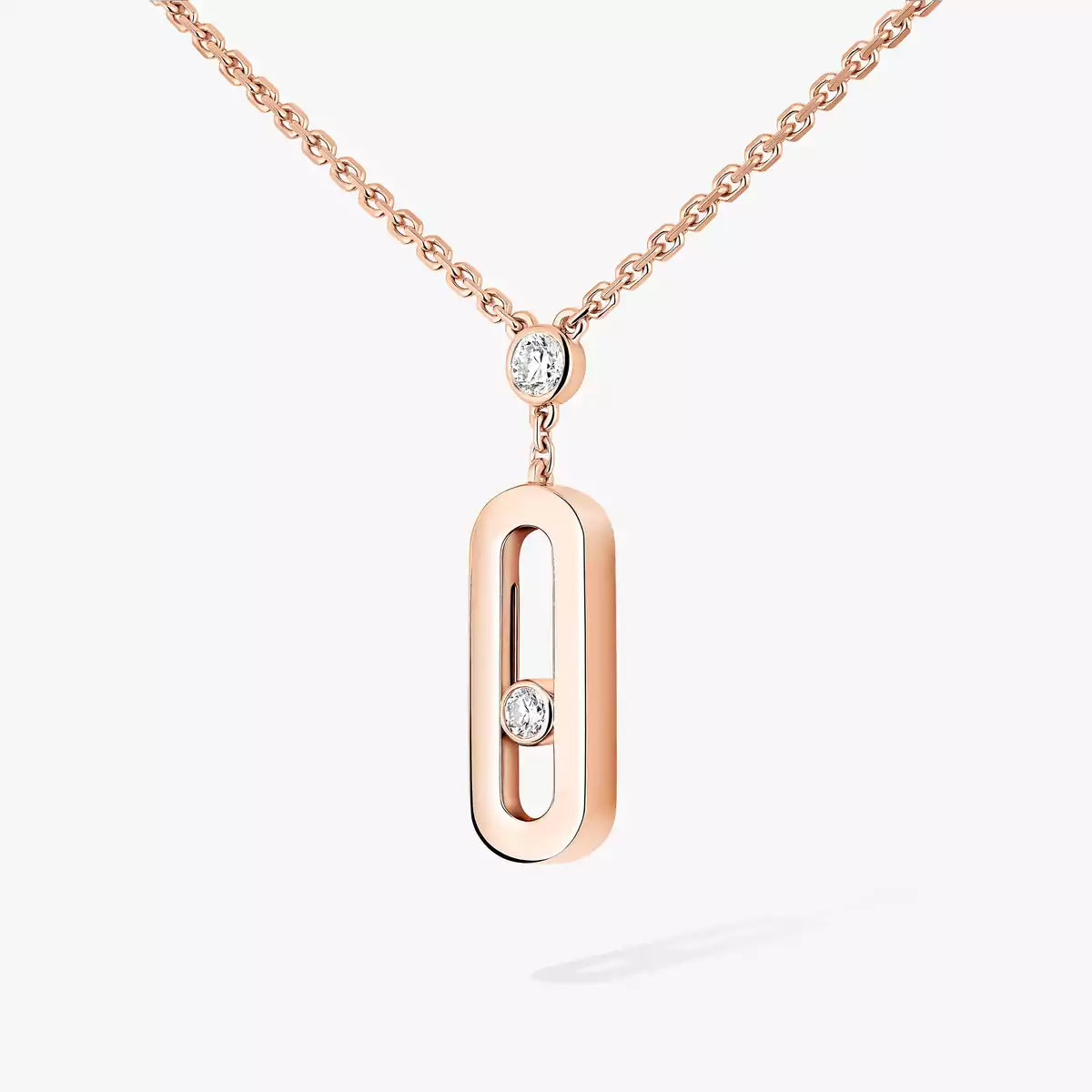 [⭐Luxery] Move Uno Gold Diamond Long Necklace