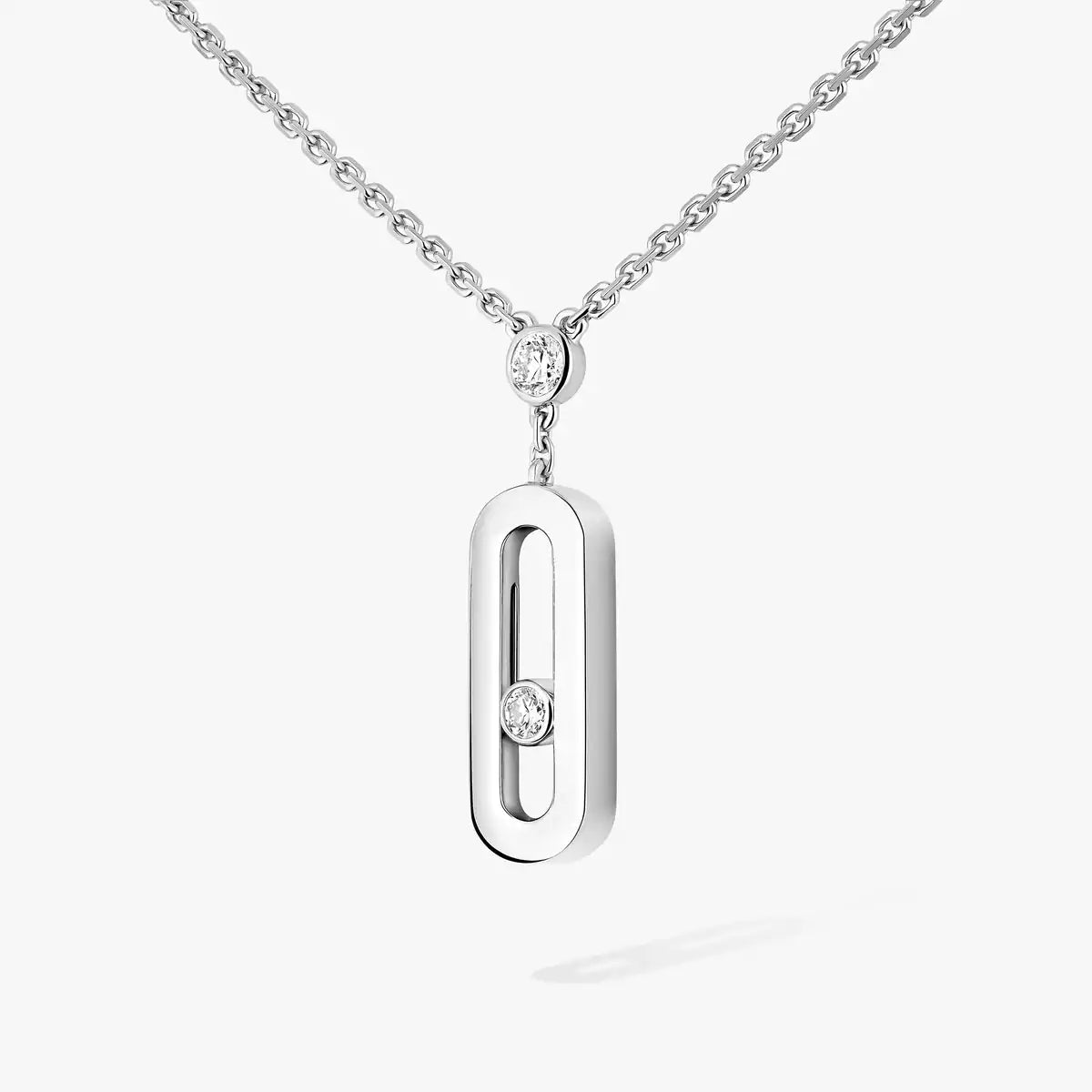 [⭐Luxery] Move Uno Gold Diamond Long Necklace