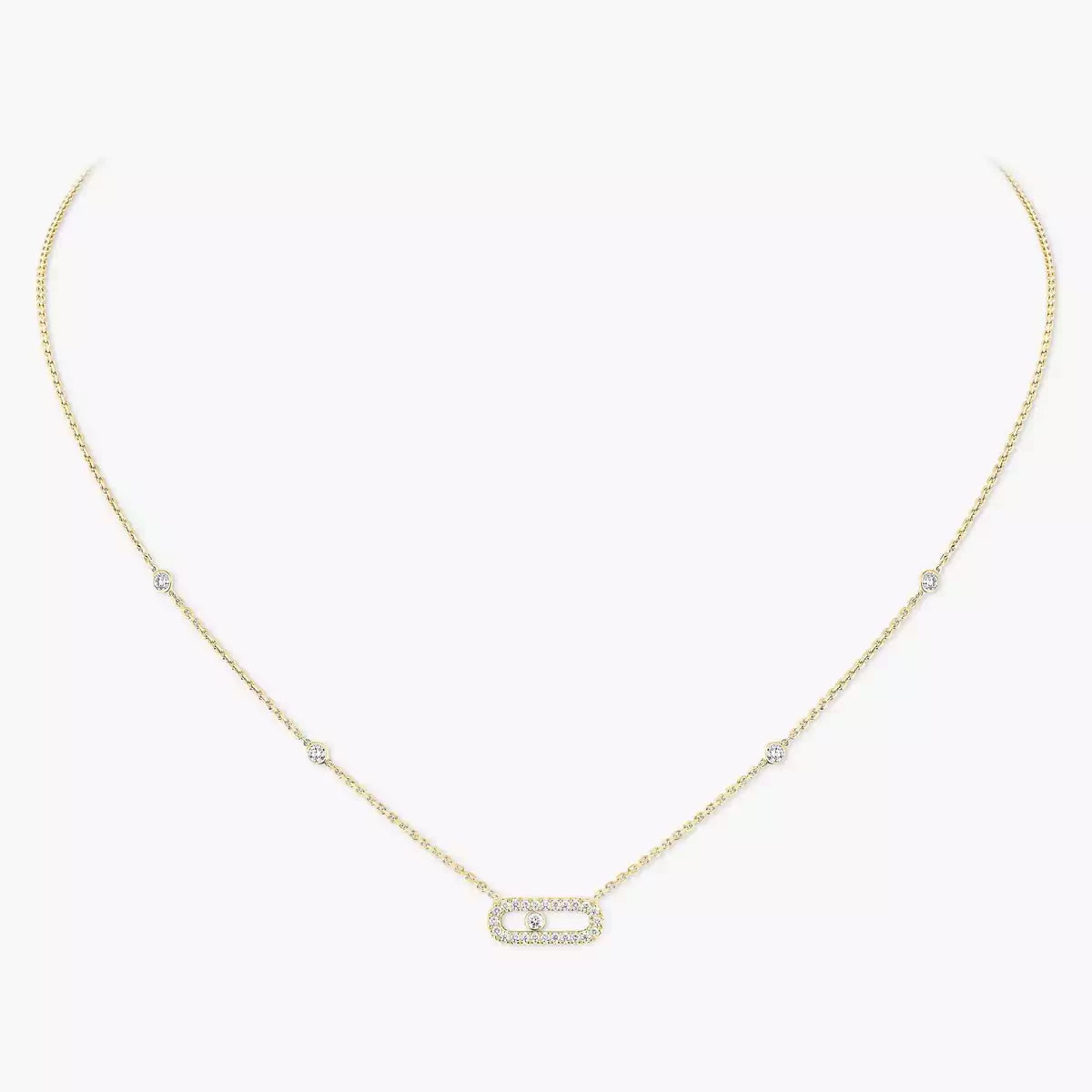[⭐Luxery]Diamond Necklace Move Uno