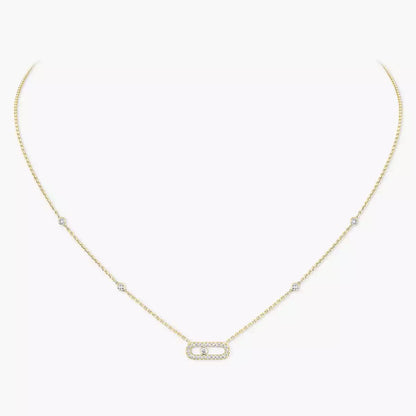 [⭐Luxery]Diamond Necklace Move Uno