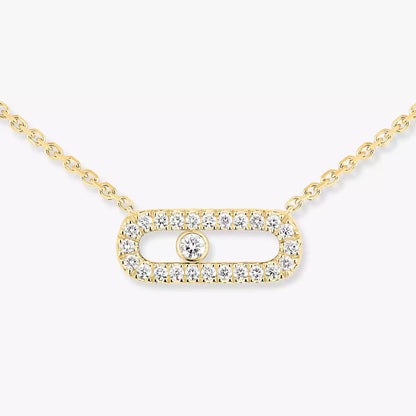 [⭐Luxery]Diamond Necklace Move Uno