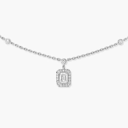 [⭐Luxery]My Twin Diamond Necklace in Silver