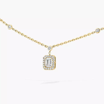 [⭐Luxery]My Twin Diamond Necklace in Silver