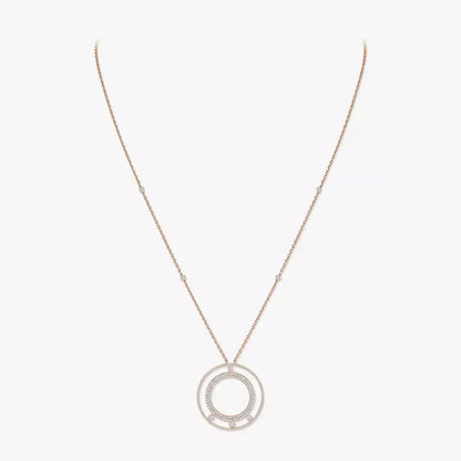 [⭐Luxery]Move Romane Long Pave_-Set Diamond Necklace