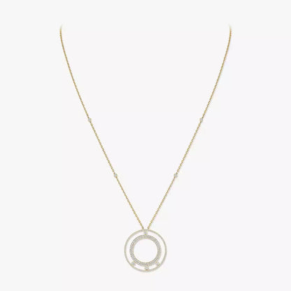 [⭐Luxery]Move Romane Long Pave_-Set Diamond Necklace