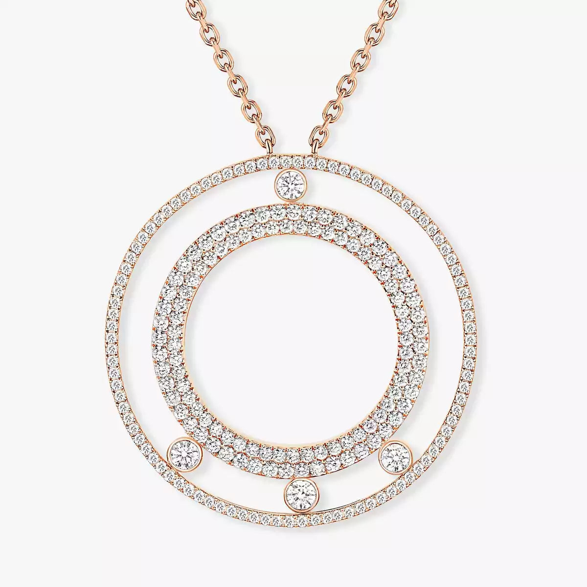 [⭐Luxery]Move Romane Long Pave_-Set Diamond Necklace