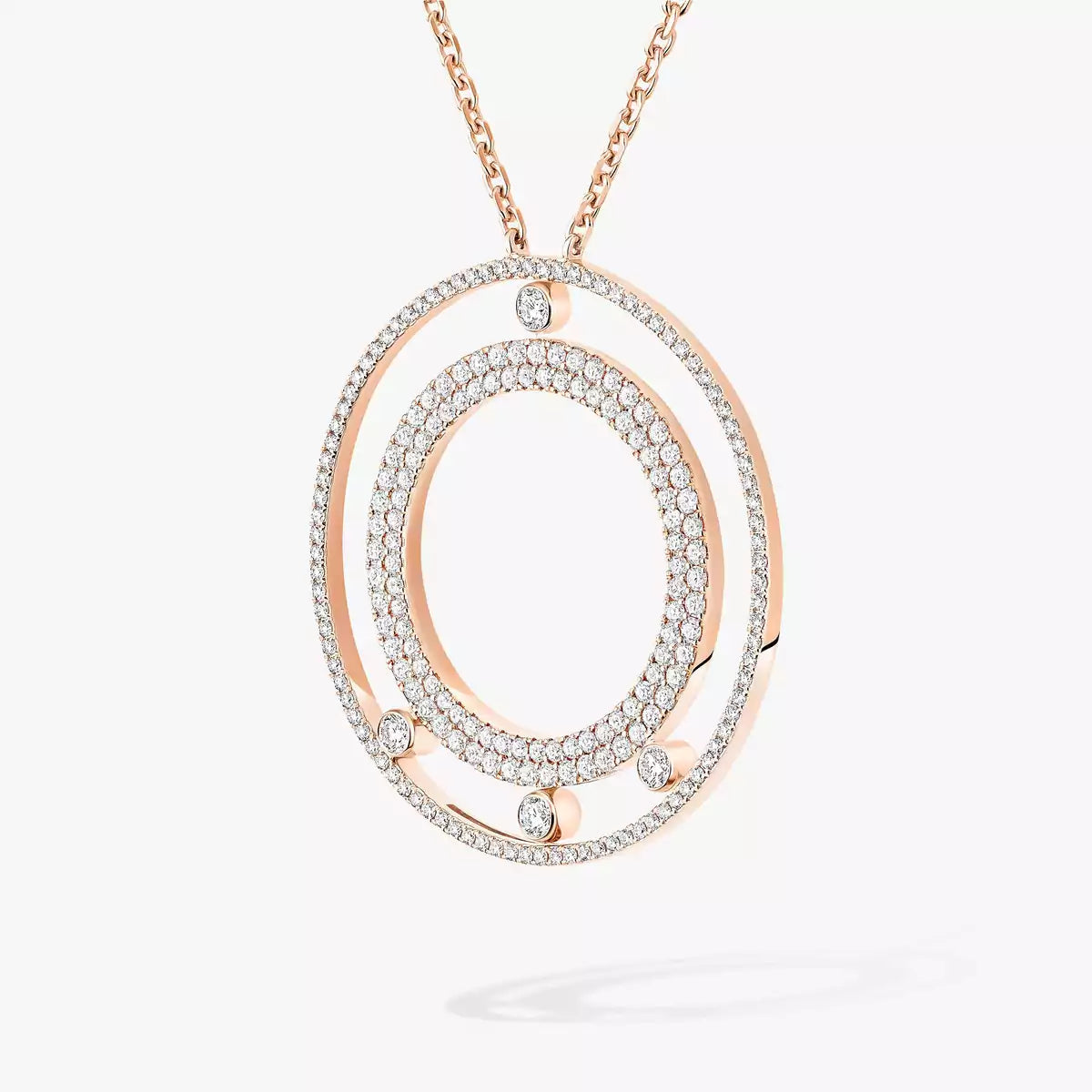 [⭐Luxery]Move Romane Long Pave_-Set Diamond Necklace