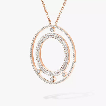 [⭐Luxery]Move Romane Long Pave_-Set Diamond Necklace