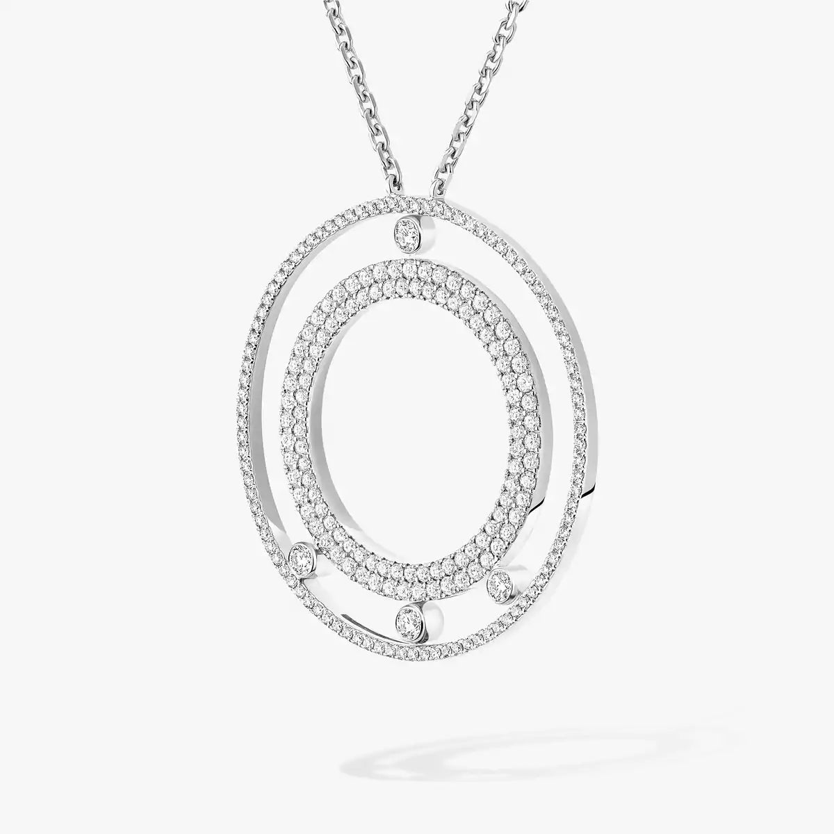 [⭐Luxery]Move Romane Long Pave_-Set Diamond Necklace
