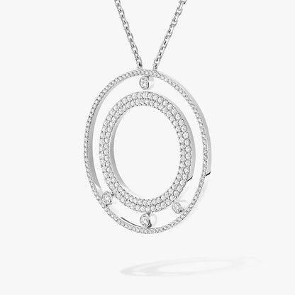 [⭐Luxery]Move Romane Long Pave_-Set Diamond Necklace