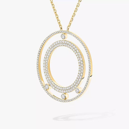 [⭐Luxery]Move Romane Long Pave_-Set Diamond Necklace