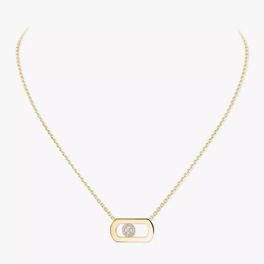 [⭐Luxery]So Move Diamond Necklace in Gold