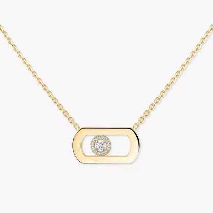 [⭐Luxery]So Move Diamond Necklace in Gold