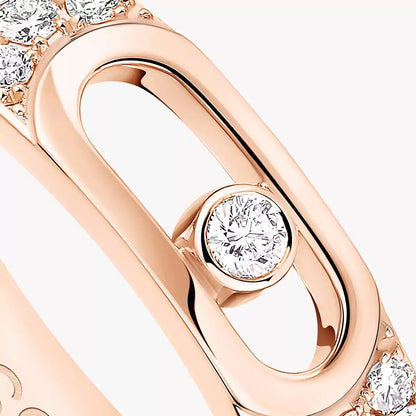 [⭐Luxery]Move Joaillerie Pave_ Diamond Wedding Ring