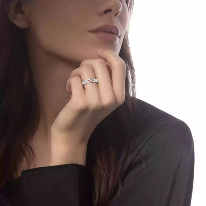 [⭐Luxery]Move Joaillerie Pave_ Diamond Wedding Ring