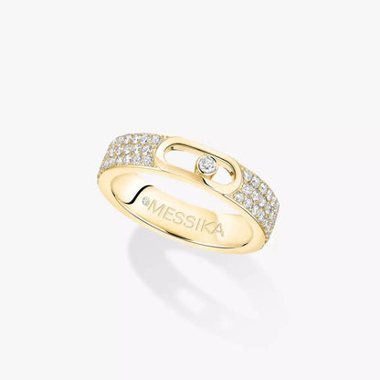 [⭐Luxery]Move Joaillerie Pave_ Diamond Wedding Ring