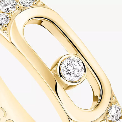 [⭐Luxery]Move Joaillerie Pave_ Diamond Wedding Ring