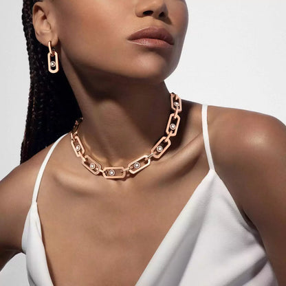 [⭐Luxery]So Move XL Diamond Pendant Earrings