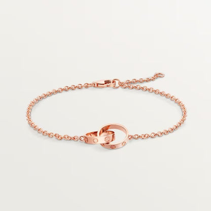 [⭐Luxery]LOVE BRACELET DOUBLE RING