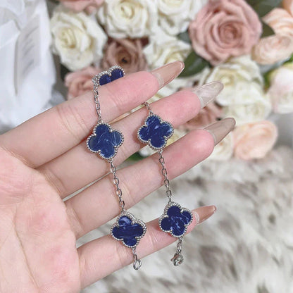 [⭐Luxery]CLOVER 5 MOTIF PIETERSITE BRACELET COLLECTION