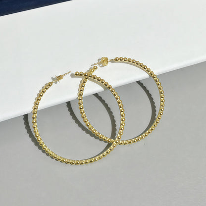 [⭐Luxery] SMOOTH BEAD STUD EARRINGS