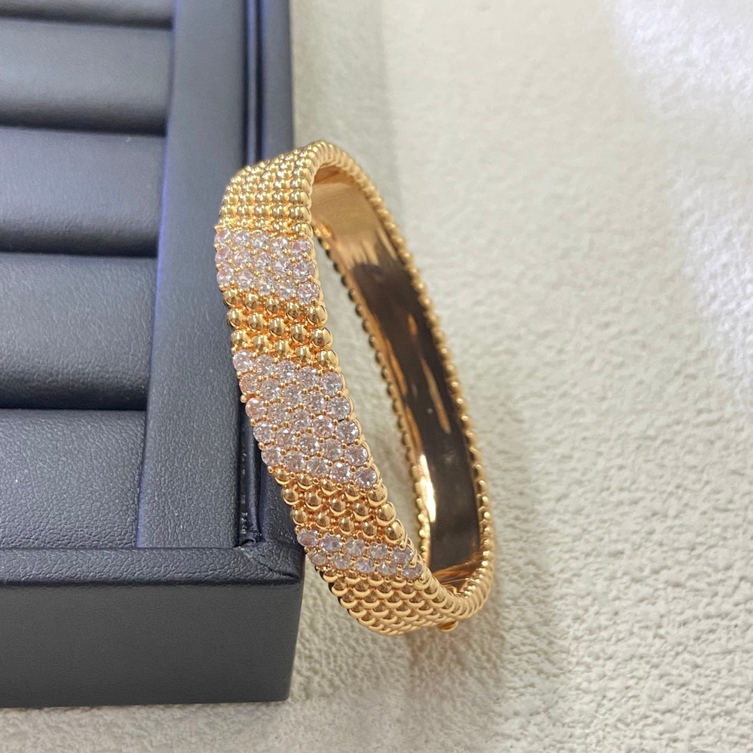 [⭐Luxery]  FIVE-ROW DIAMOND BRACELET