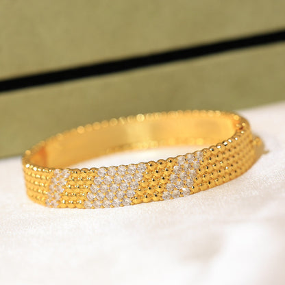 [⭐Luxery]  FIVE-ROW DIAMOND BRACELET
