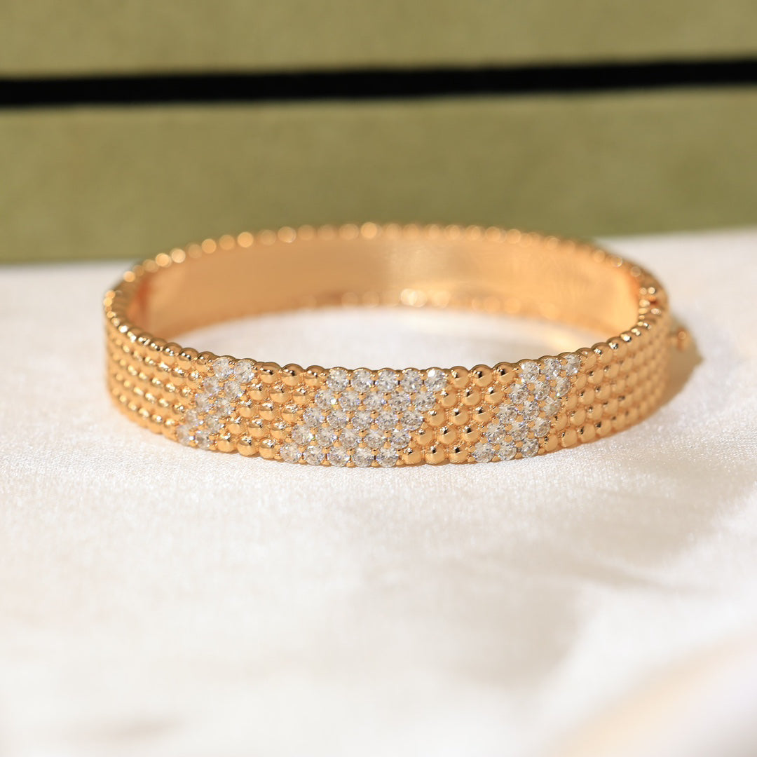 [⭐Luxery]  FIVE-ROW DIAMOND BRACELET