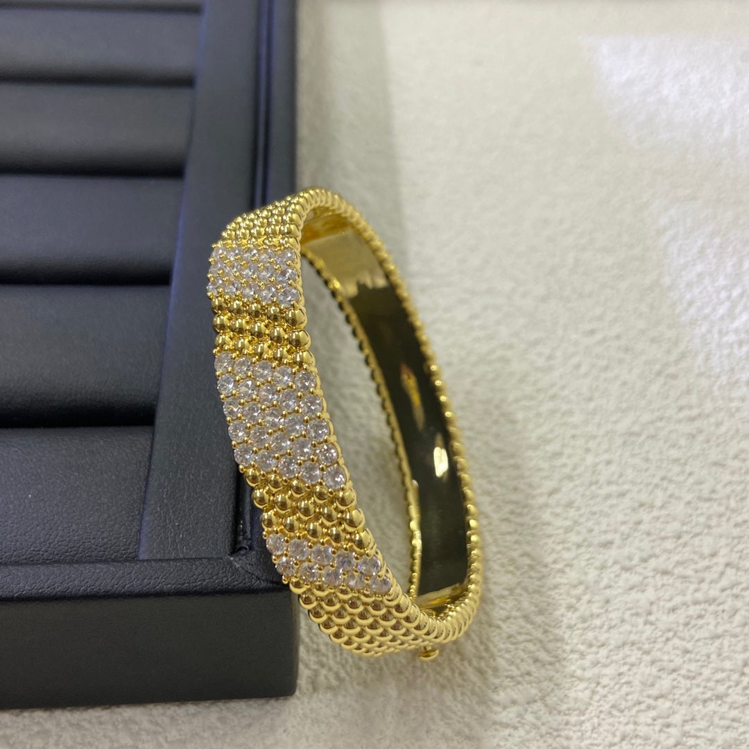 [⭐Luxery]  FIVE-ROW DIAMOND BRACELET