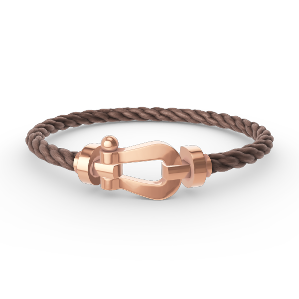 [⭐Luxery]FORCE LARGE HORSESHOE NO DIAMOND BRACELET ROSE GOLD