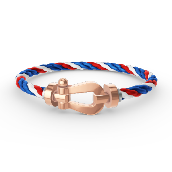 [⭐Luxery]FORCE LARGE HORSESHOE NO DIAMOND BRACELET ROSE GOLD