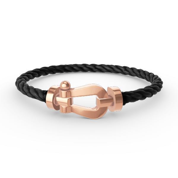 [⭐Luxery]FORCE LARGE HORSESHOE NO DIAMOND BRACELET ROSE GOLD