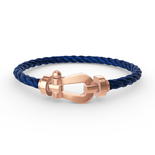 [⭐Luxery]FORCE LARGE HORSESHOE NO DIAMOND BRACELET ROSE GOLD