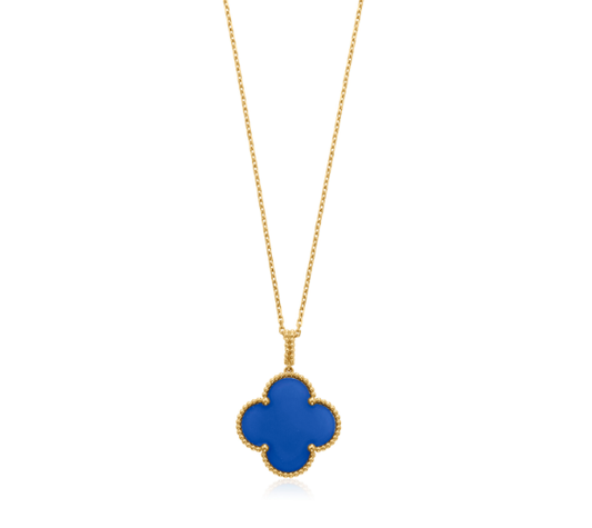 [⭐Luxery]CLOVER 25MM NECKLACE TURQUOISE ROSE GOLD